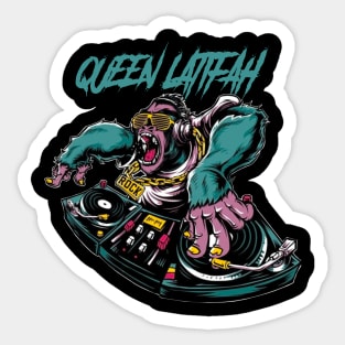 QUEEN LATIFAH RAPPER Sticker